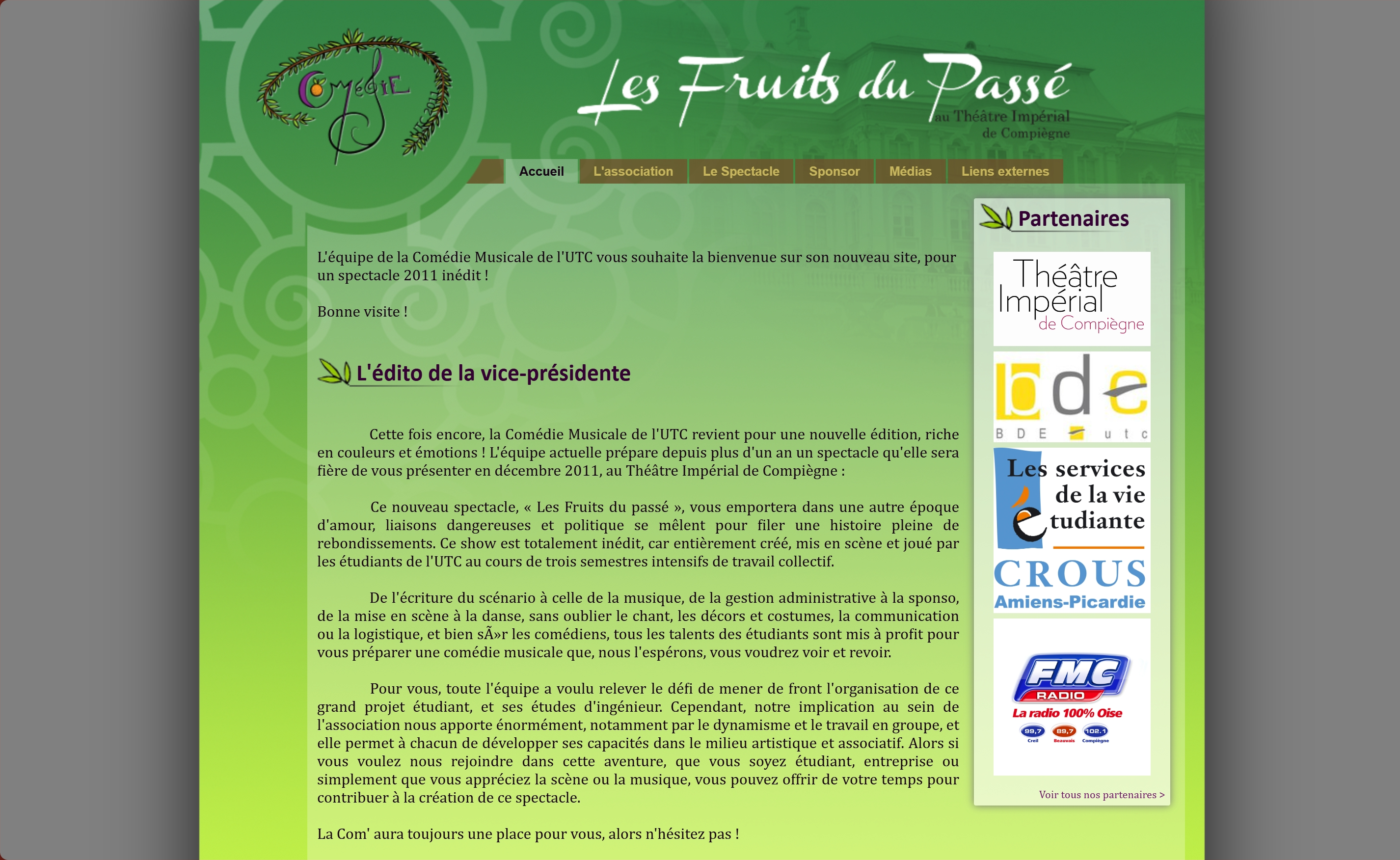 Preview 2011: Les Fruits du Passé